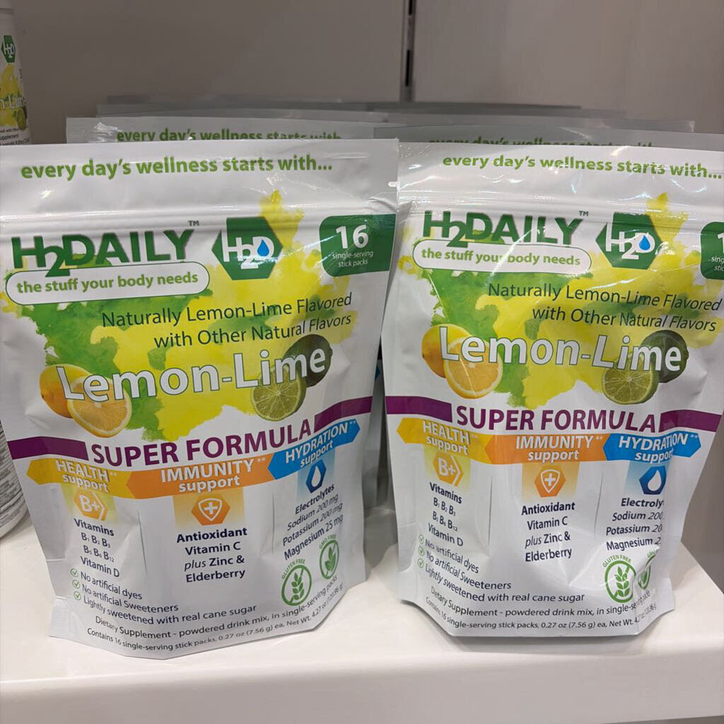 H2DAILY - LEMON LIME - 16 STICK PACKS