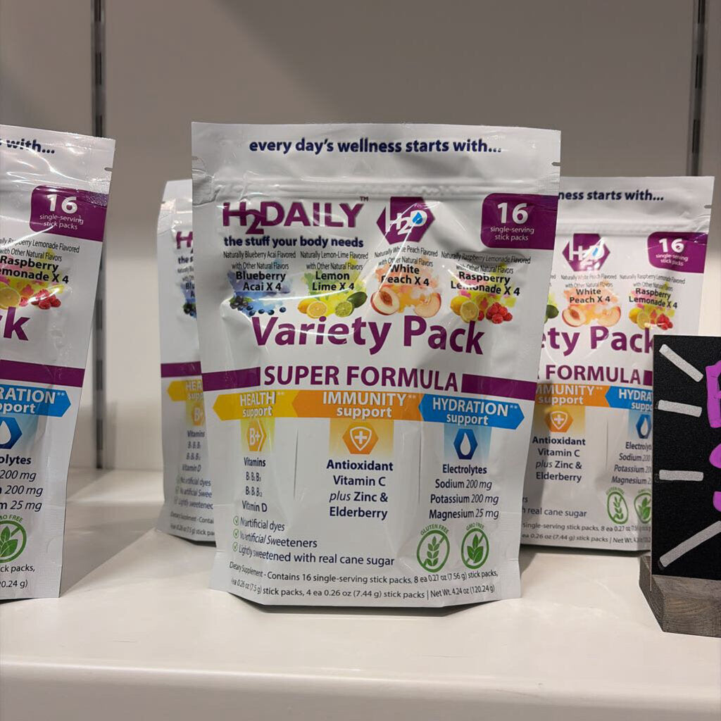 H2DAILY - VARIETY PACK - 16 STICK PACKS