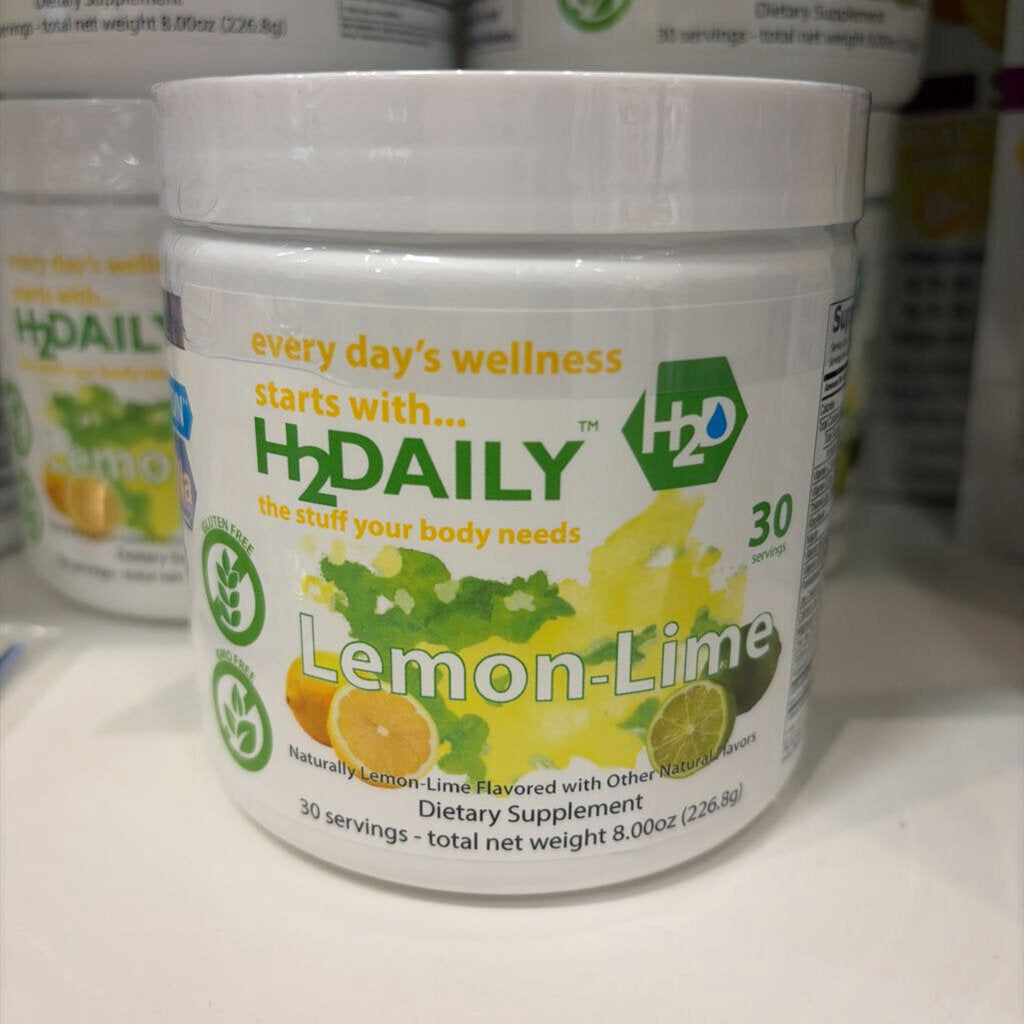 H2DAILY - LEMON LIME - TUB - 30 SERVINGS