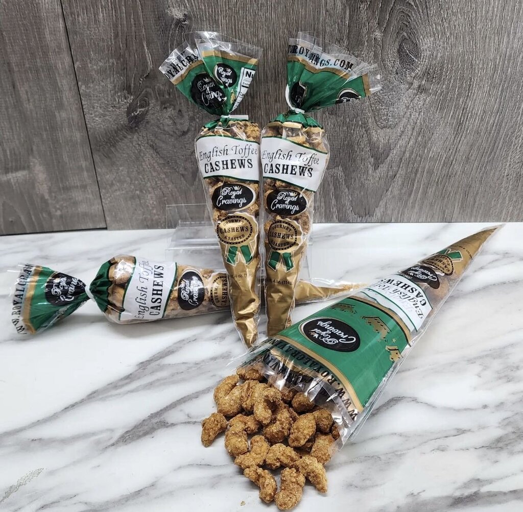 English Toffee Cashew Cone