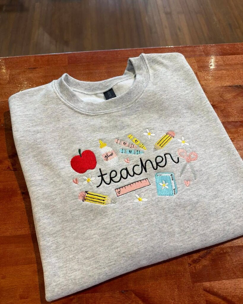 Pretty Icon Teacher Sweatshirt (JBB)