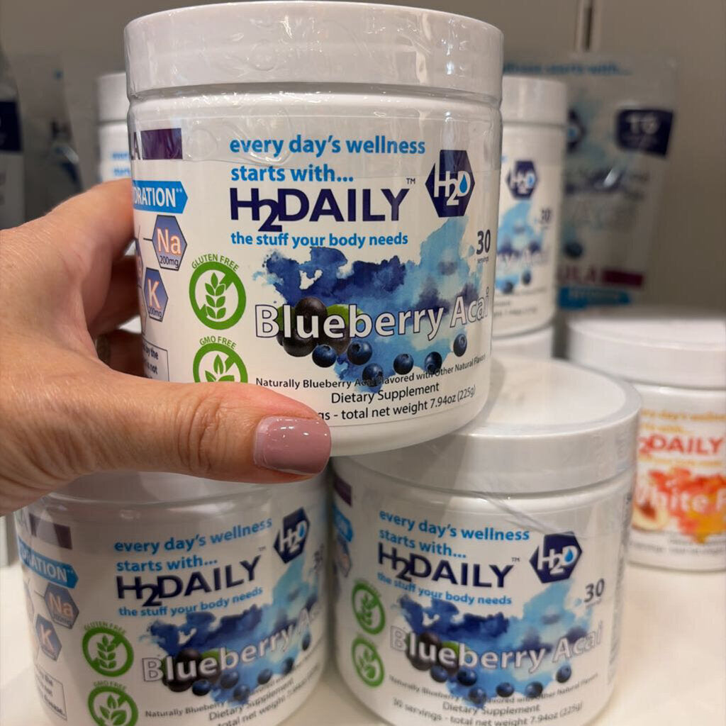H2DAILY - BLUEBERRY ACAI - TUB - 30 SERVINGS