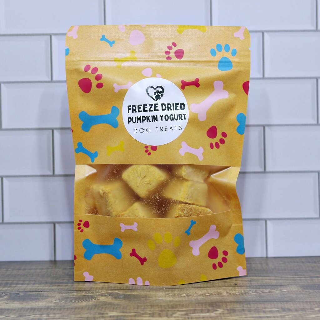 Pumpkin Yogurt Dog Treats