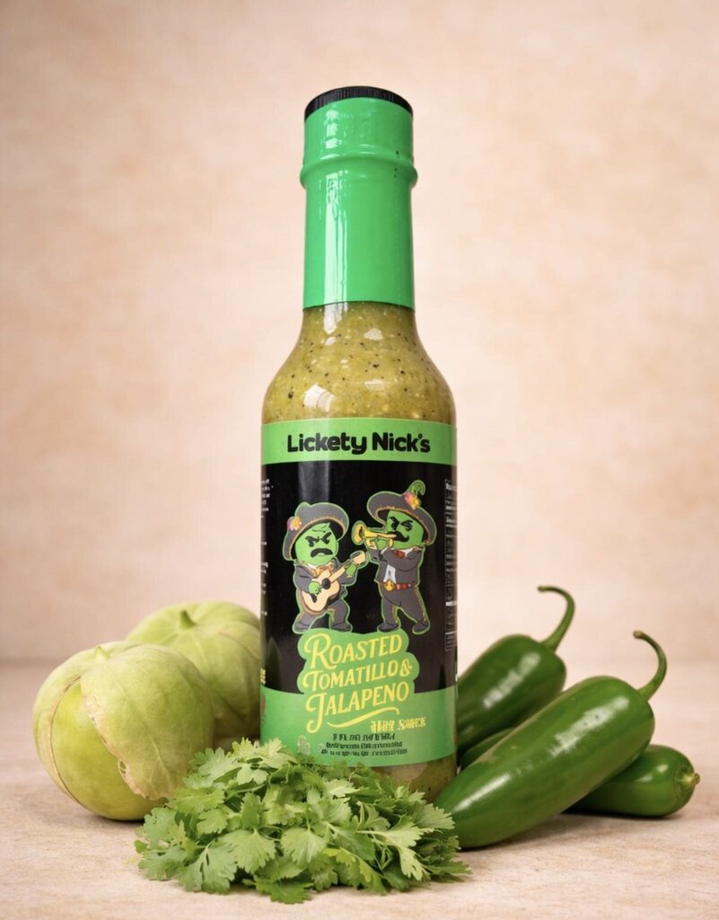 Roasted Tomatillo & Jalapeño Verde Hot Sauce