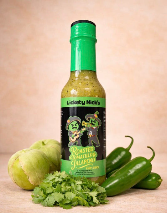 Roasted Tomatillo & Jalapeño Verde Hot Sauce