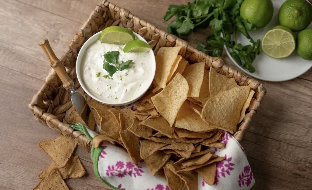 Cilantro Lime Boozy Dip